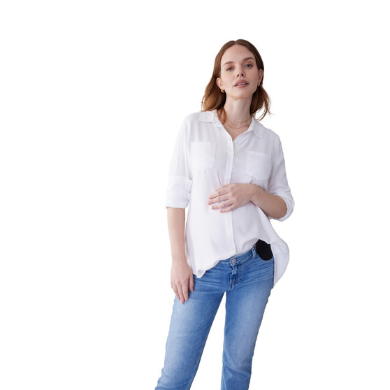Women's Maternity Classic Button Down Shirt