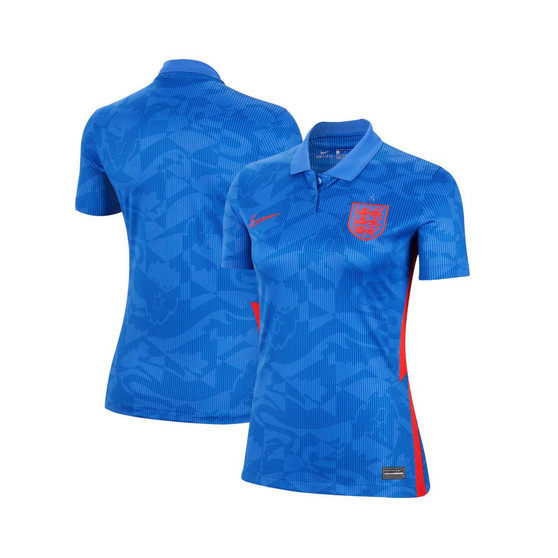 Women's Blue England National Team 2020/21 Away Stadium Replica Jersey