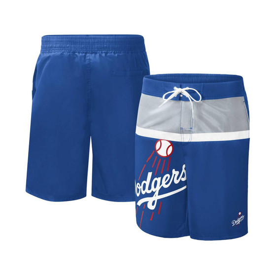 Men's Royal Los Angeles Dodgers Sea Wind Swim Shorts