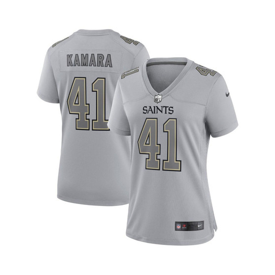 Women's Alvin Kamara Gray New Orleans Saints Atmosphere Fashion Game Jersey