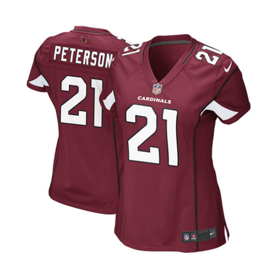 Women's Arizona Cardinals Patrick Peterson Cardinal Game Player Jersey
