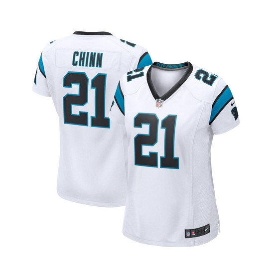 Women's Jeremy Chinn White Carolina Panthers Game Jersey