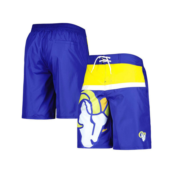 Men's Royal Los Angeles Rams Sea Wind Swim Trunks