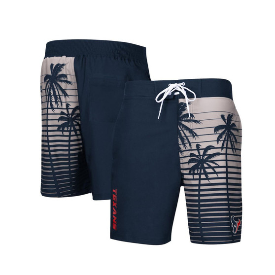 Men's Navy Houston Texans Volley Swim Trunks
