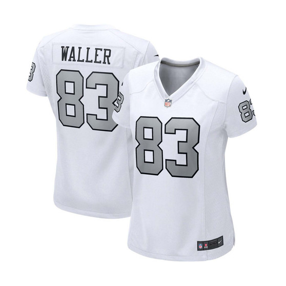 Women's Darren Waller White Las Vegas Raiders Alternate Game Jersey