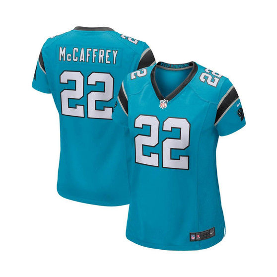 Women's Christian Mccaffrey Blue Carolina Panthers Game Jersey