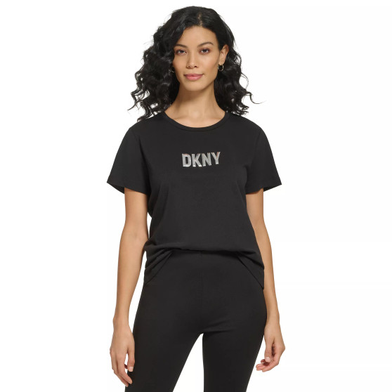 Women's Crew-Neck Short-Sleeve Reflective-Logo T-Shirt