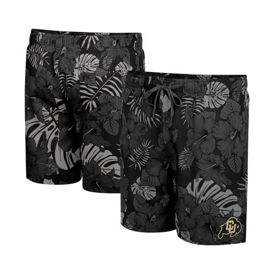 Men's Black Colorado Buffaloes The Dude Swim Shorts