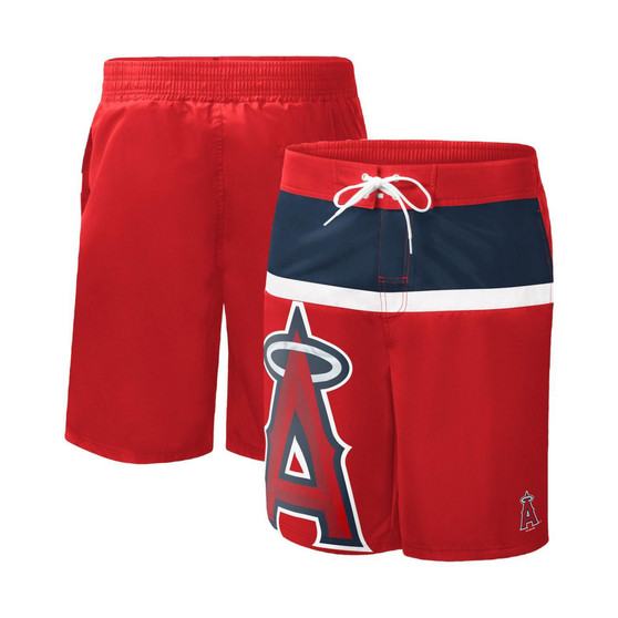Men's Red Los Angeles Angels Sea Wind Swim Shorts