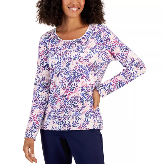 Women's Astrid Swirl Printed Top, Created for Macy's