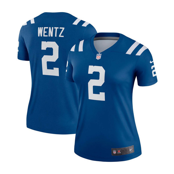 Women's Carson Wentz Royal Indianapolis Colts Legend Jersey