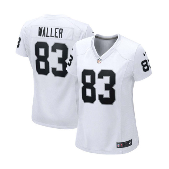 Women's Darren Waller White Las Vegas Raiders Game Jersey