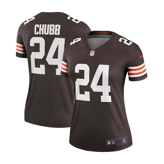Women's Nick Chubb Brown Cleveland Browns Legend Jersey