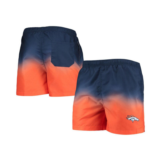 Men's Navy, Denver Broncos Dip-Dye Swim Shorts