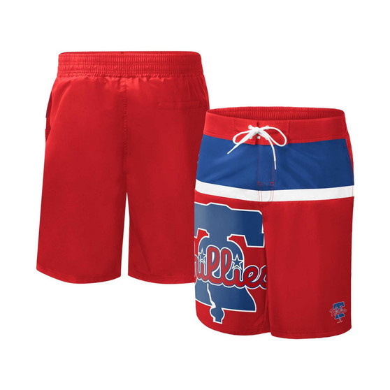 Men's Red Philadelphia Phillies Sea Wind Swim Shorts