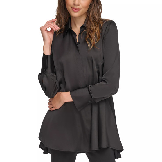 Women's Iconic Collared High-Low Tunic