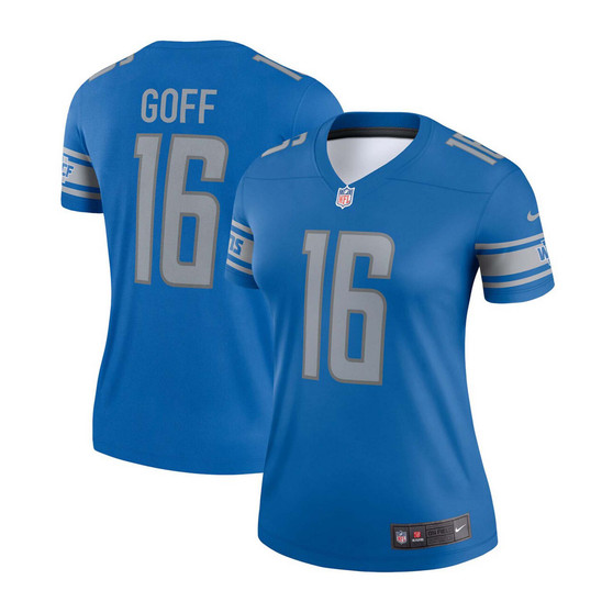 Women's Jared Goff Blue Detroit Lions Legend Jersey