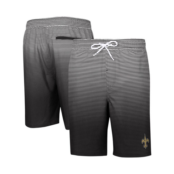 Men's Black New Orleans Saints Ocean Swim Trunks