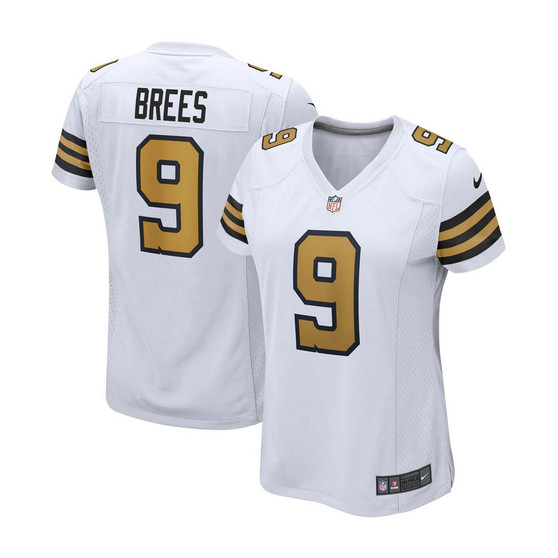 Women's Drew Brees White New Orleans Saints Alternate Game Jersey