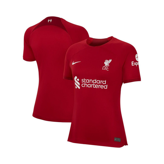 Women's Red Liverpool 2022/23 Home Replica Blank Jersey