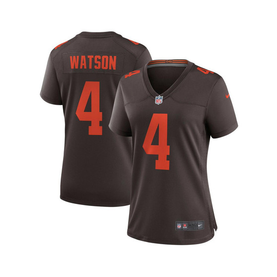 Women's Deshaun Watson Brown Cleveland Browns Alternate Game Jersey