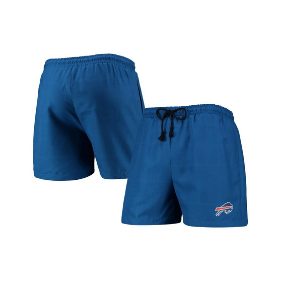 Men's Royal Buffalo Bills Magic Print Palm Traditional Swim Shorts