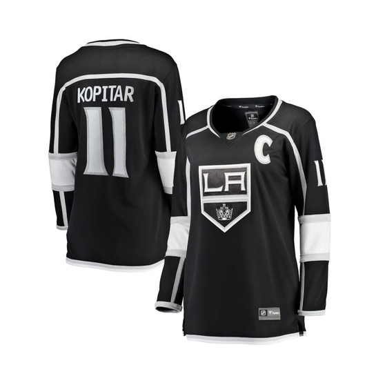 Women's Anze Kopitar Black Home Breakaway Player Jersey