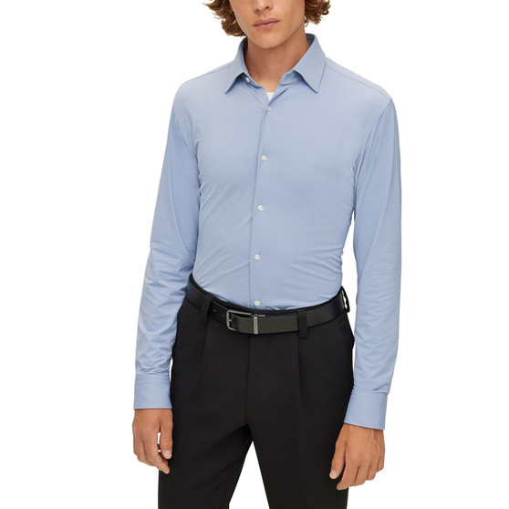Men's Regular-Fit Performance-Stretch Jersey Shirt
