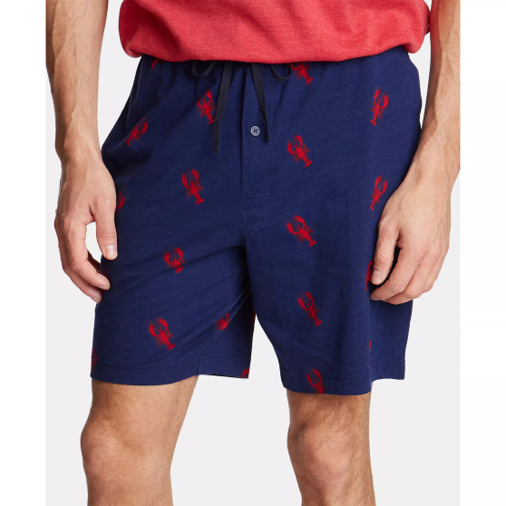 Men's Printed Cotton Pajama Shorts