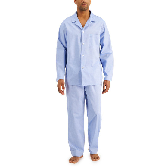 Men's 2-Pc. Solid Oxford Pajama Set, Created for Macy's