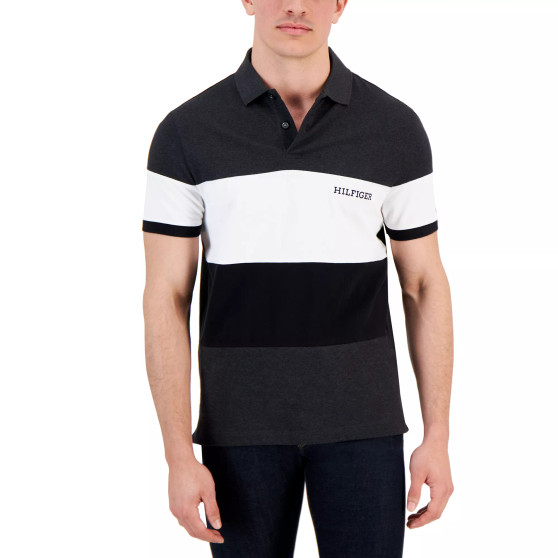 Men's Colorblocked Logo Polo Shirt
