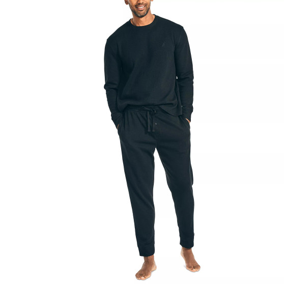 Men’s Waffle Knit Thermal Pajama Set