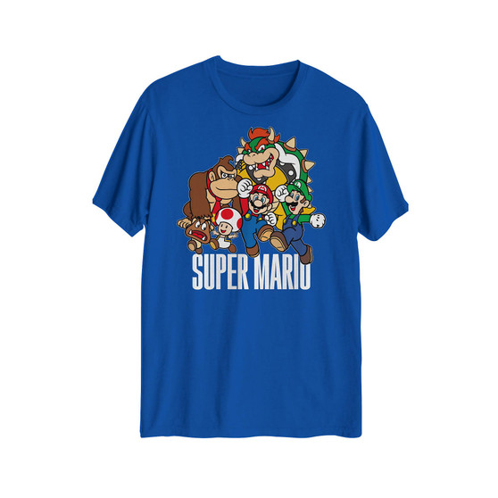 Super Mario Group Men's Graphic T-Shirt