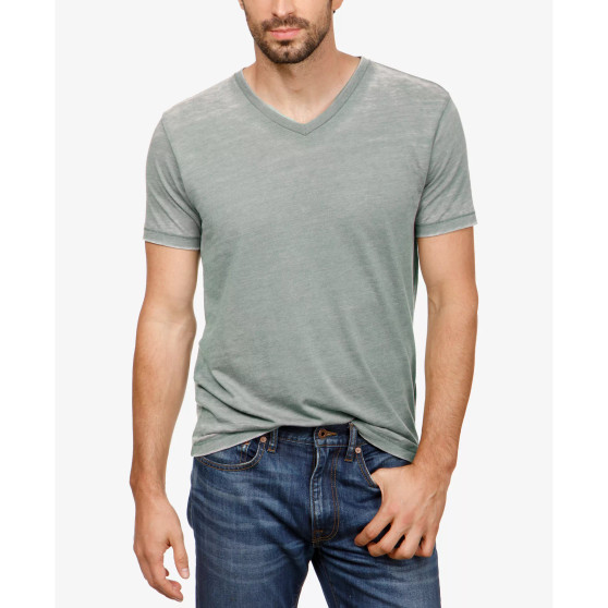 Men's Burnout V-Neck Short Sleeve T-Shirt