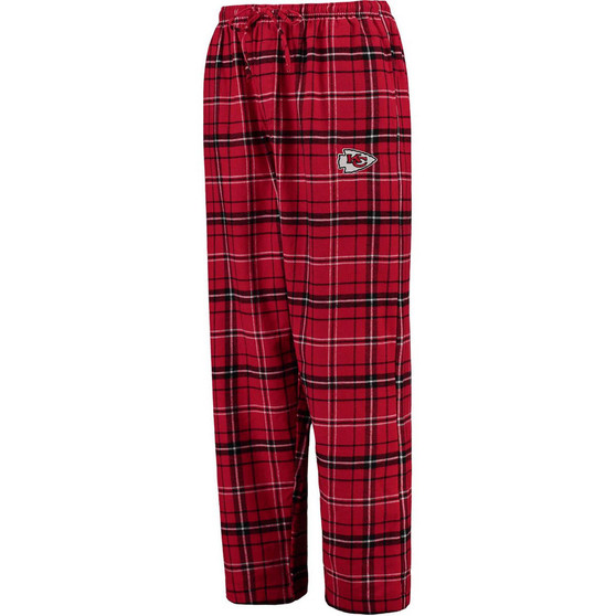 Men's Red Kansas City Chiefs Ultimate Plaid Flannel Pajama Pants