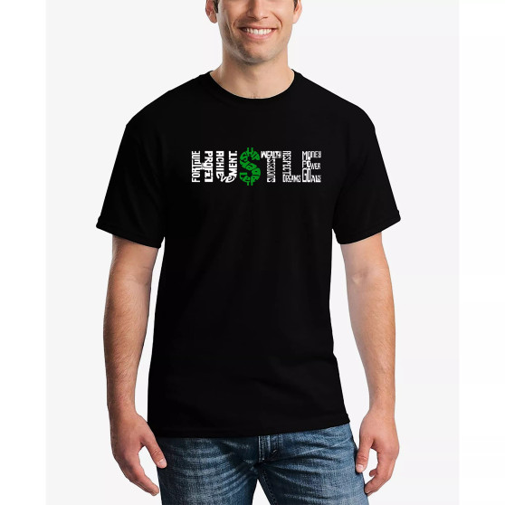 Men's Word Art Hustle T-shirt