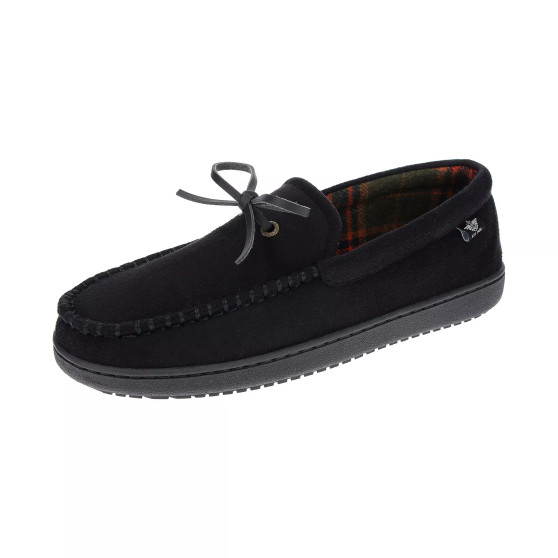 Men's Micro Suede Boater Moc Slip-On Slippers