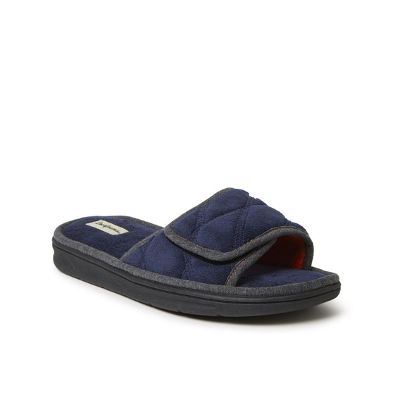 Men's Cooper Quilted Terry Adjustable Slide Slippers