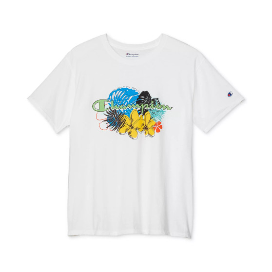 Men's Floral Outlines Standard-Fit Logo Graphic T-Shirt