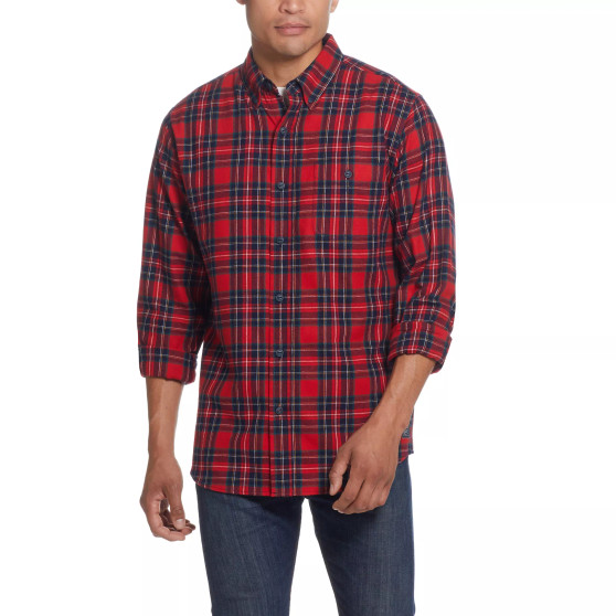 Men's Flannel Long Sleeves Shirt