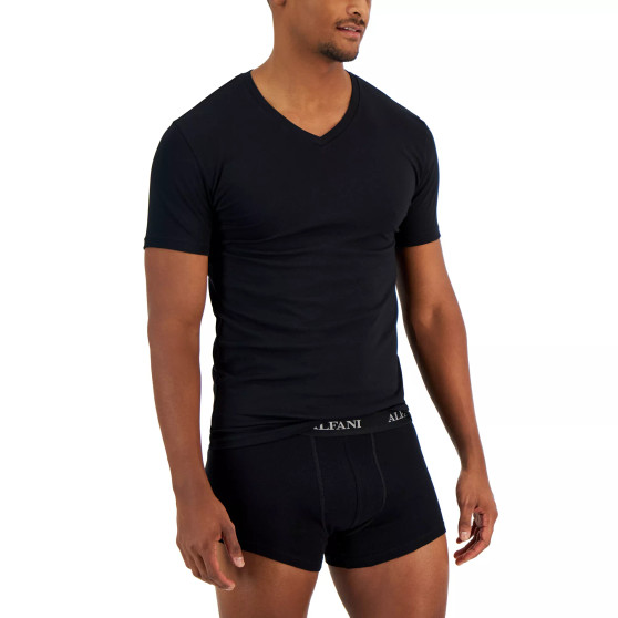 Men's 4-Pk. Slim-Fit Solid V-Neck Cotton T-Shirts,  Created for Macy's