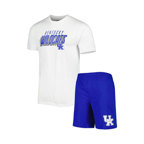 Men's Royal, White Kentucky Wildcats Downfield T-shirt and Shorts Set