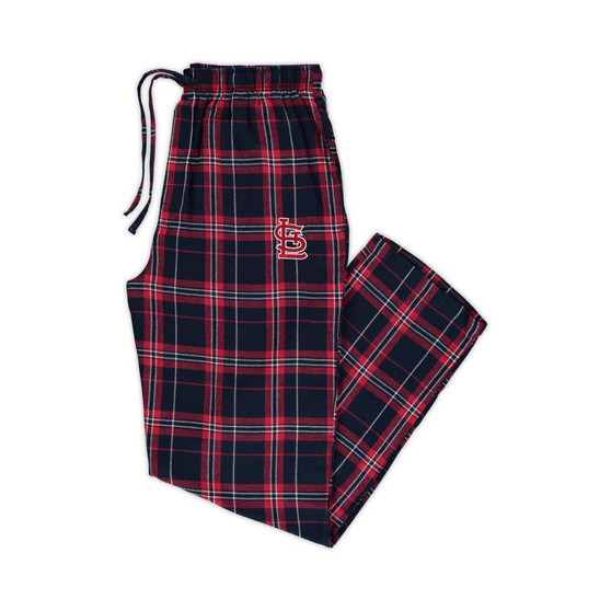 Men's Navy, Red St. Louis Cardinals Big and Tall Flannel Pants