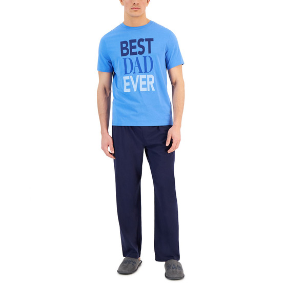 Men's 2-Pc. Best Dad Ever Pajama Set, Created for Macy's