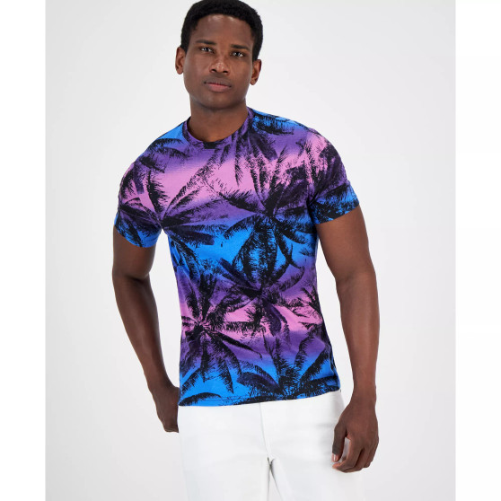 Men's Palm Galaxy Regular-Fit Graphic T-Shirt, Created for Macy's