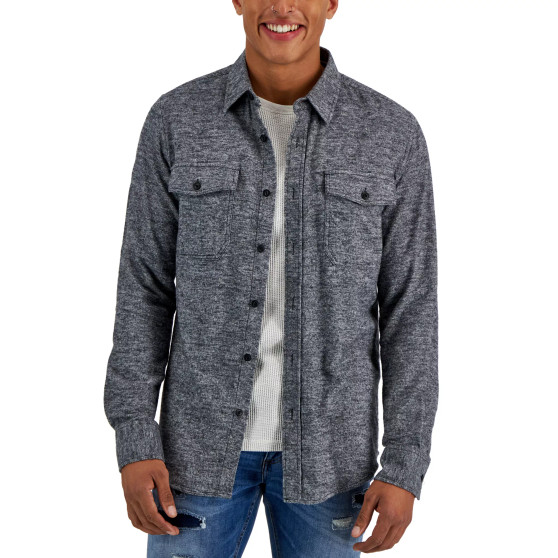 Men's Grindle Flannel Shirt, Created for Macy's