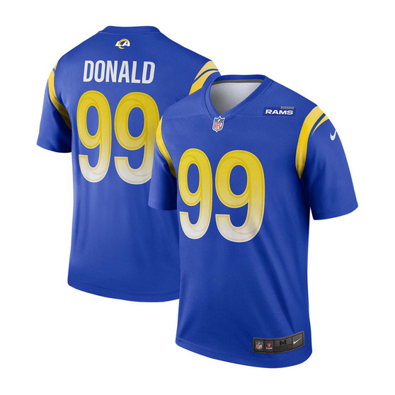 Men's Aaron Donald Royal Los Angeles Rams Legend Jersey