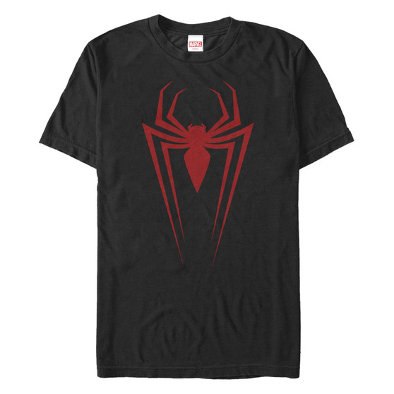 Marvel Men's Spider-Man Spider Chest Logo Costume Short Sleeve T-Shirt