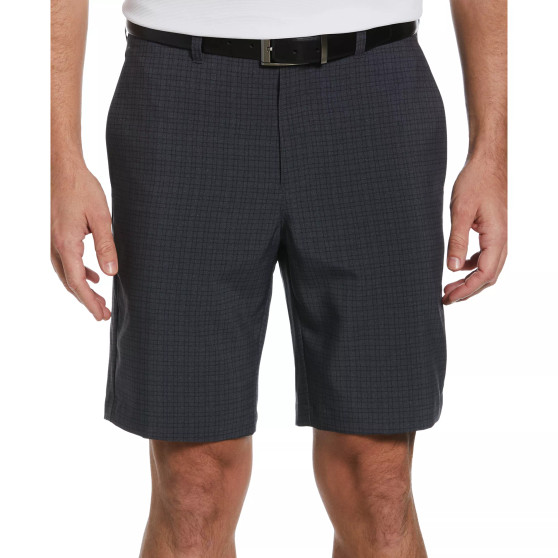 Men's Flat Front Mini Geo Print 9" Golf Shorts