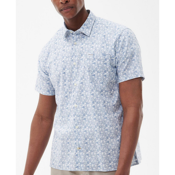Men's Lowick Short Sleeve Leaf Print Shirt